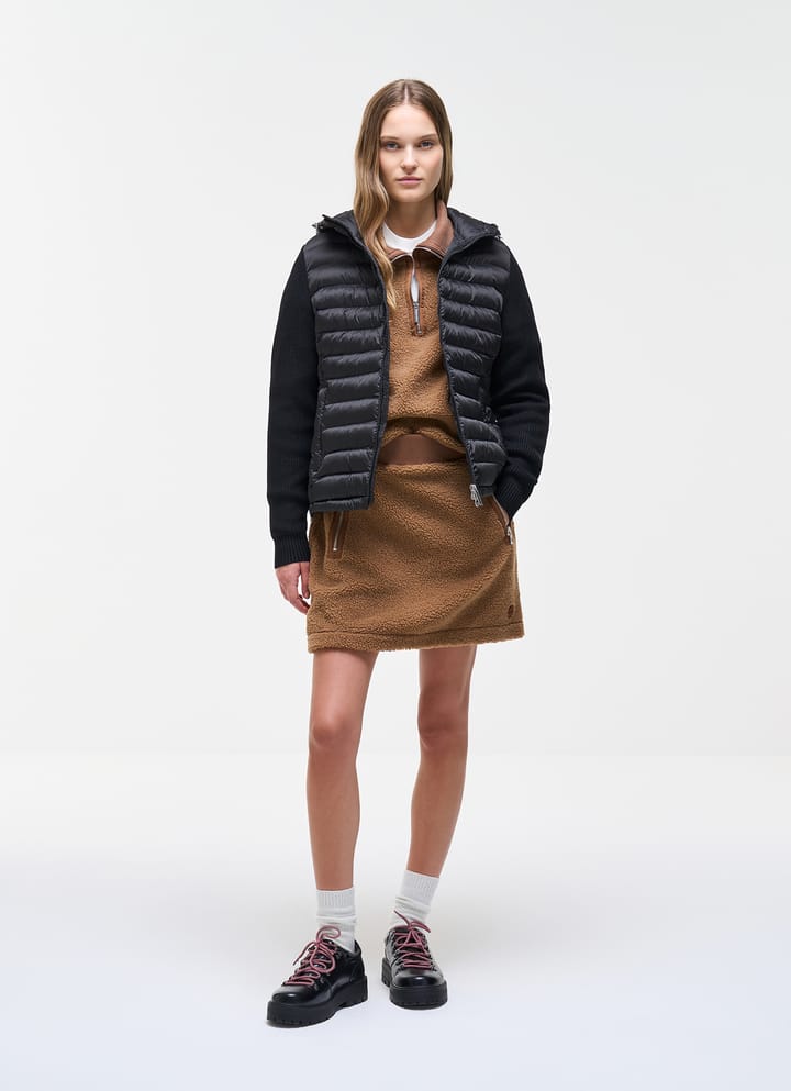 Colmar Women´s Glossy Hybrid Jacket with hood Black Colmar