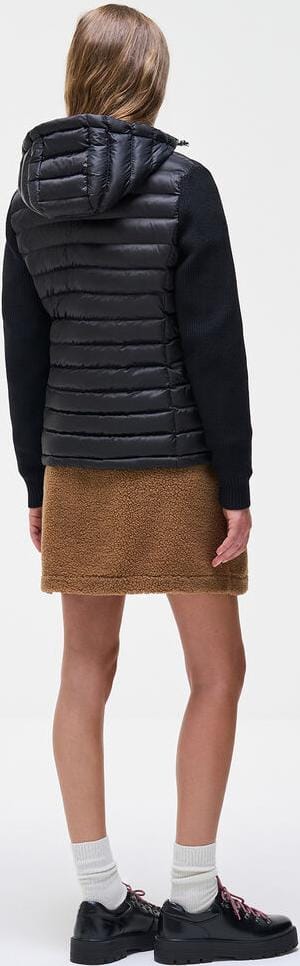 Colmar Women´s Glossy Hybrid Jacket with hood Black Colmar