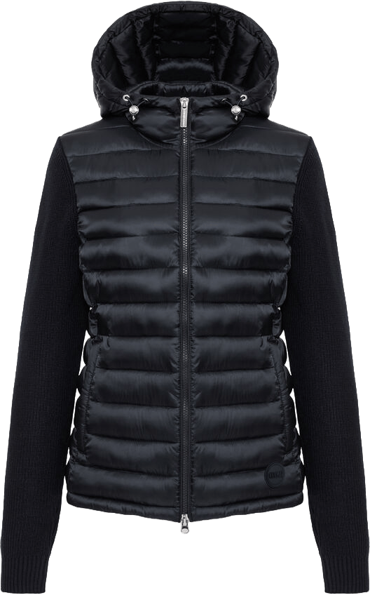Colmar Women´s Glossy Hybrid Jacket with hood Black Colmar