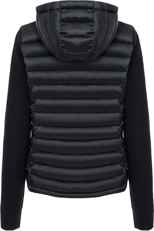 Colmar Women´s Glossy Hybrid Jacket with hood Black Colmar