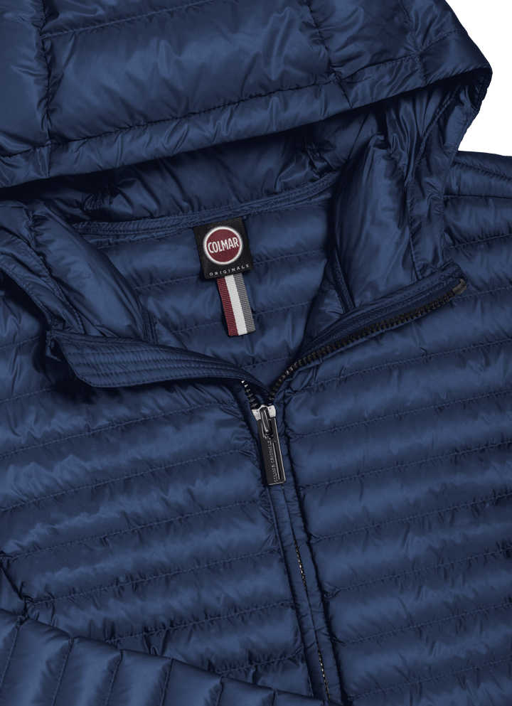 Colmar Women´s Light Down Jacket with Hood Navy Blue Colmar