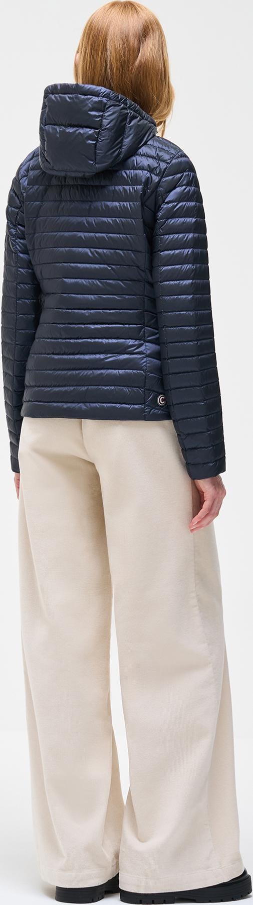 Colmar Women´s Light Down Jacket with Hood Navy Blue Colmar