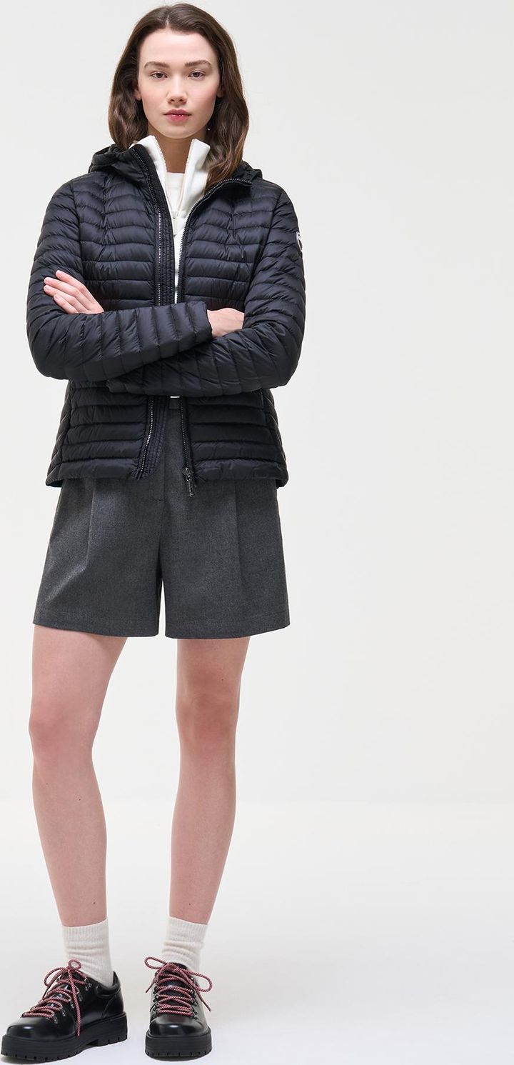 Colmar Women´s Light Down Jacket with Hood Black Colmar