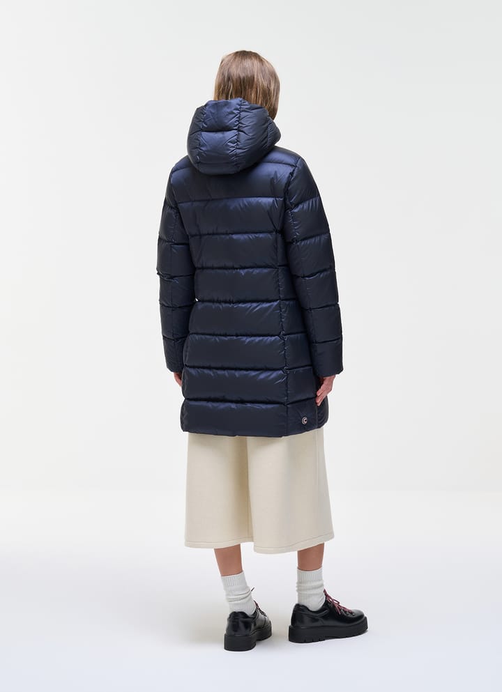 Colmar Women´s Long Down Jacket With Hood Navy Blue Colmar