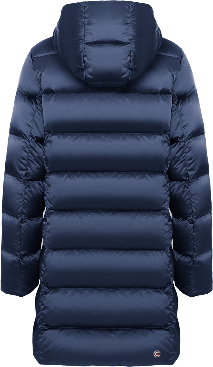 Colmar Women´s Long Down Jacket With Hood Navy Blue Colmar