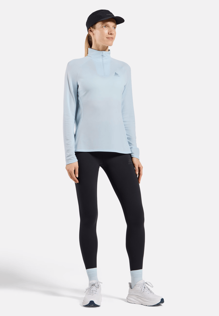 Odlo Women's Mid Layer Essential 1/2 Zip Baby Blue Odlo