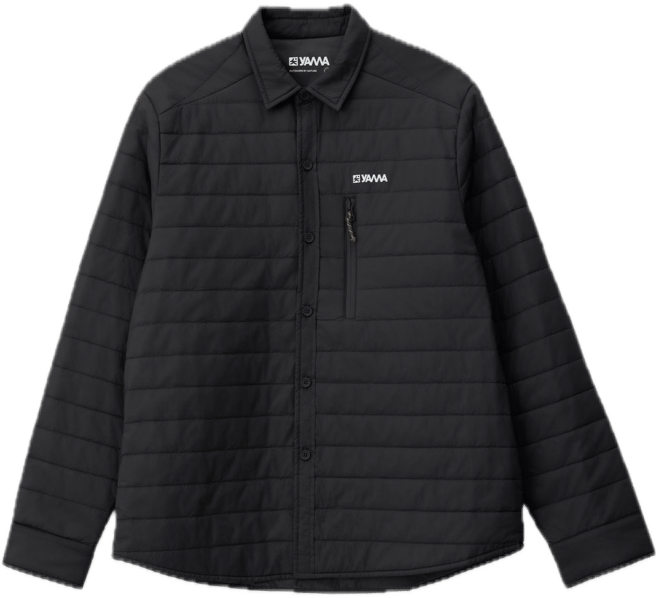 Yama Ember Puffer Shirt Anthracite Yama