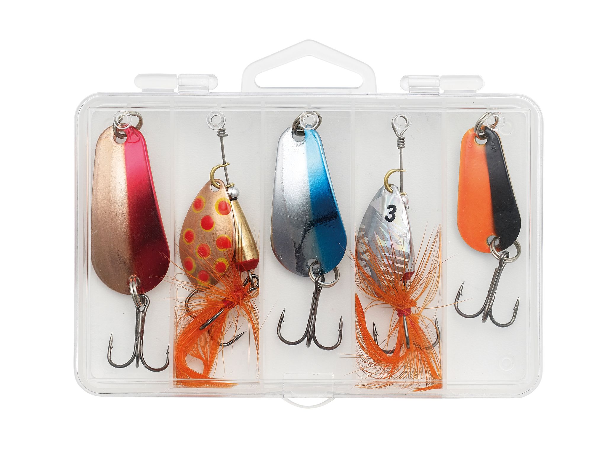 Kinetic Kinetic Highland Trout Mix Sluk Og Spinnersett 5-Pack
