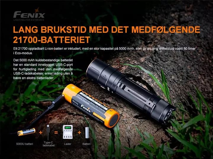 Fenix Fenix E35 V3 Led Lykt 3000lm Kraftig Oppladbar Lommelykt 5000mah Fenix Fenix Fenix E35 V3 Led Lykt 3000lm Kraftig Oppladbar Lommelykt 5000mah Fenix