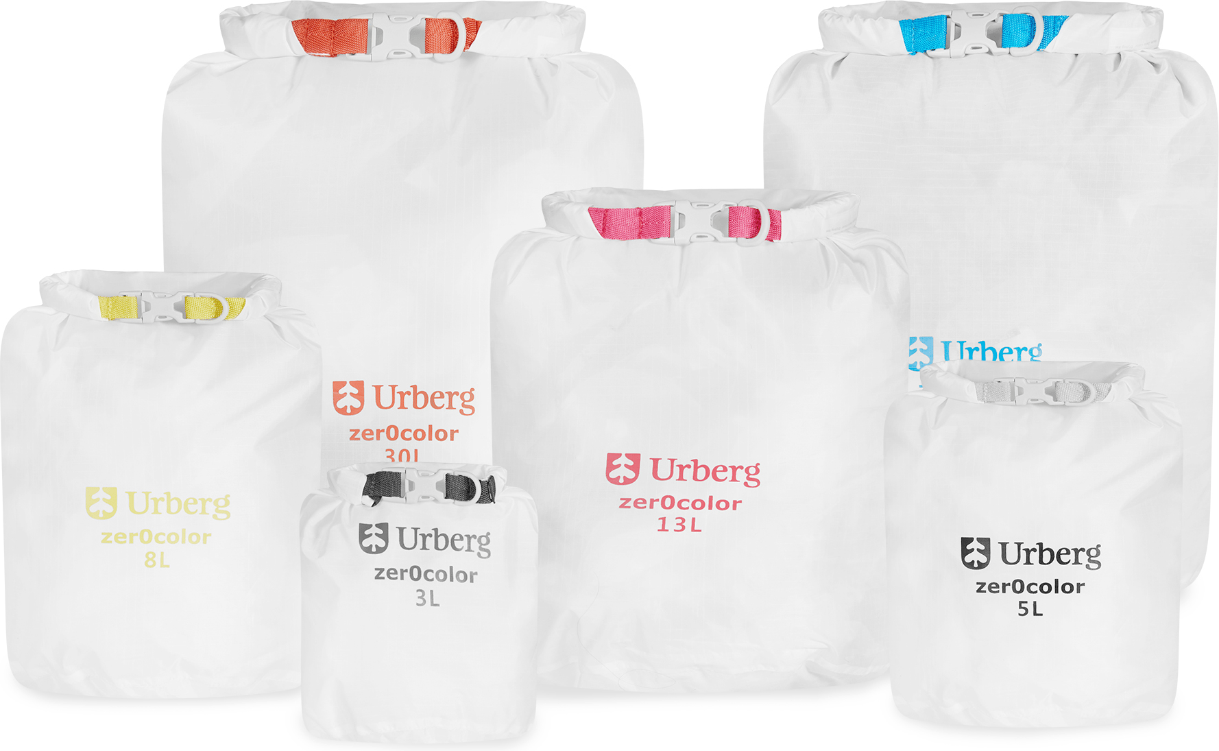 Urberg Zero Color Drybag Set 2.0 handväskor & axelremsväskor dam