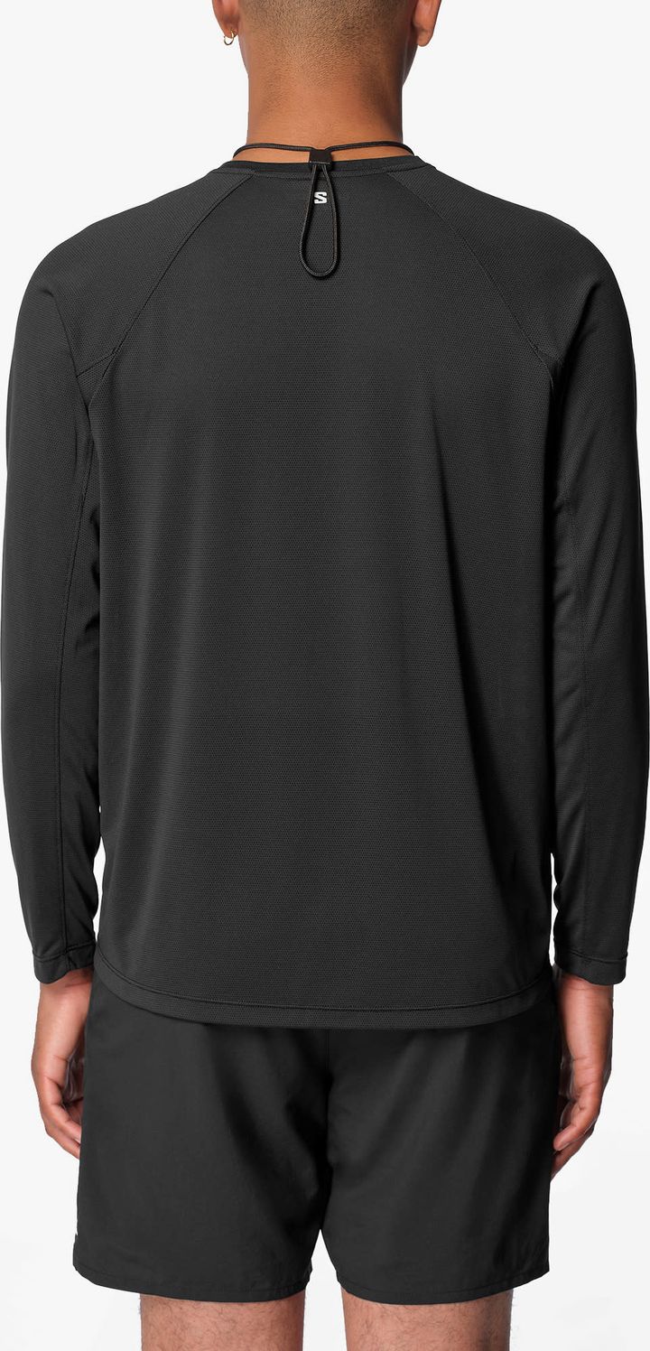 Salomon Shakeout Core Graphic Ls Tee M Deep Black/ Salomon