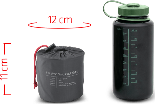 Robens Fire Wisp Solo Cook Set UL Silver Robens