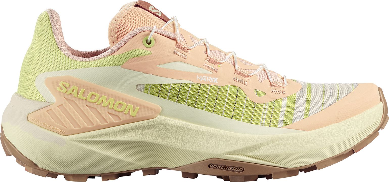 Salomon Women's Genesis Almond Cream / Transparent Yellow / Sunny Lime