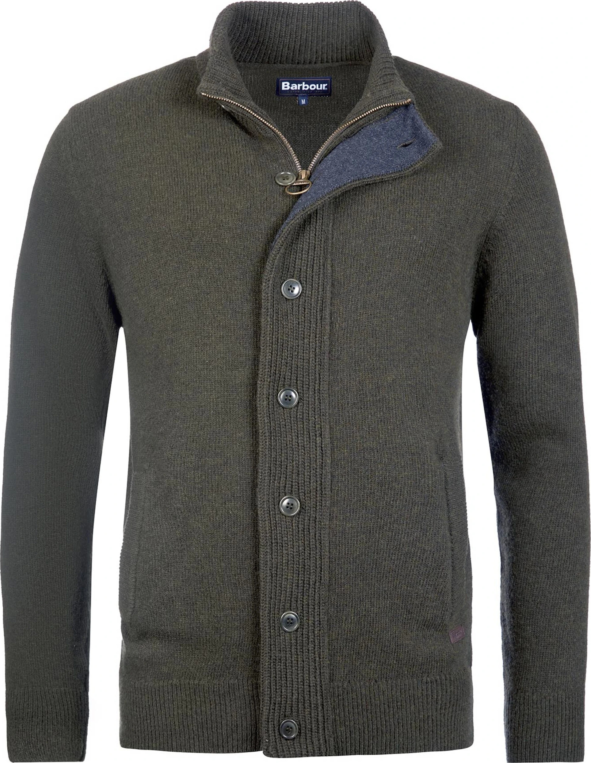 Barbour Men's Elbow-Patch Cardigan