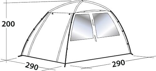 Easy Camp Day Tent Granite Grey Easy Camp