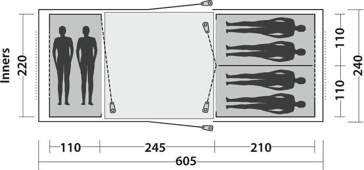 Easy Camp Huntsville Twin 600 Green Easy Camp