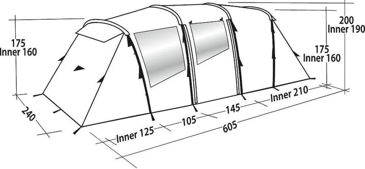 Easy Camp Huntsville Twin 600 Green Easy Camp