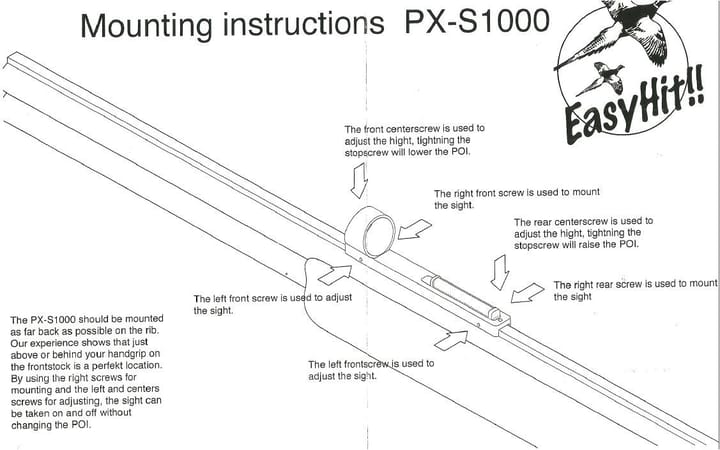 Easy Hit PX-S2000 Ring + Dot Easy Hit