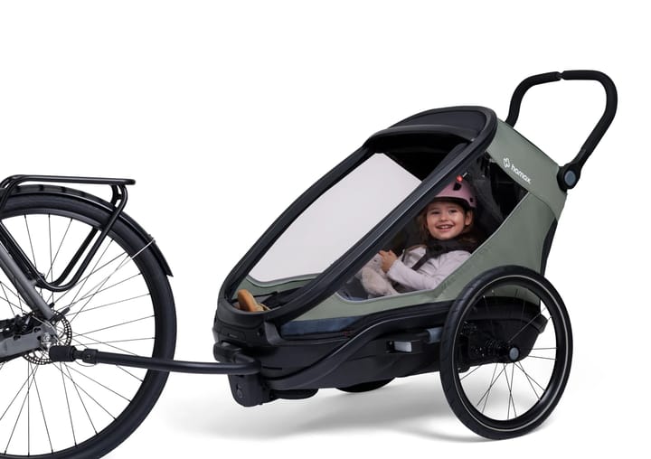 Hamax Outback Next Single Bicycle Trailer Green/black Hamax