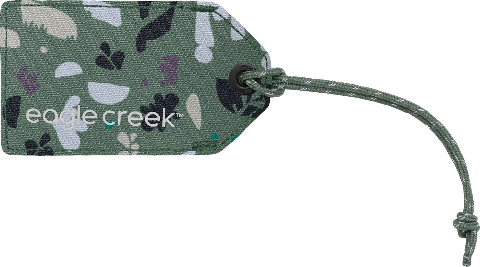 Eagle Creek Reflective Luggage Tag Roots & Shoots Duck Green