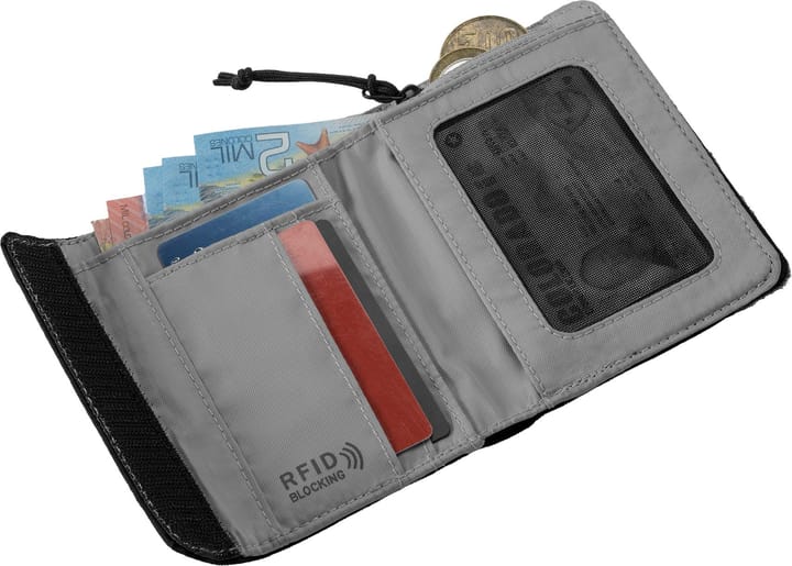 Eagle Creek Stash RFID Tri-Fold Wallet Black Eagle Creek