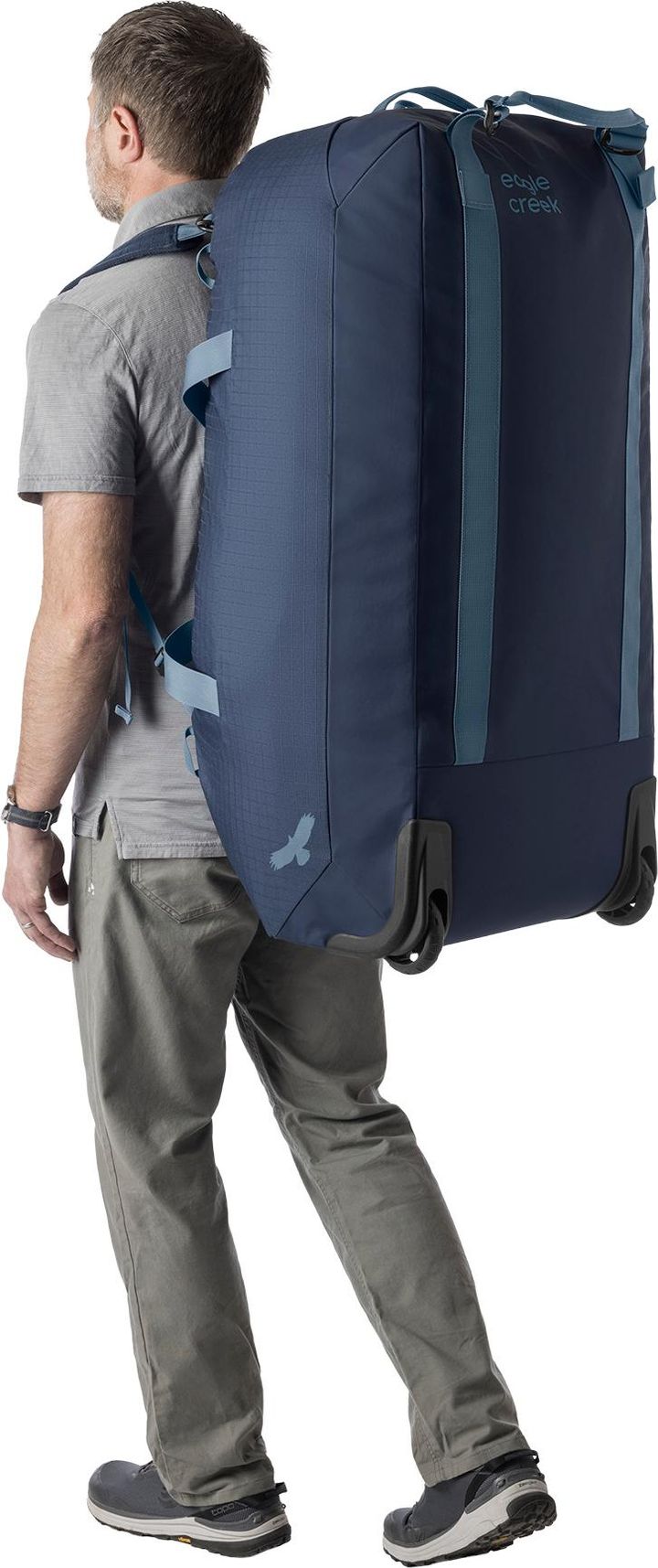 Eagle Creek No Matter What Rolling Duffel 120L Pilot Blue Eagle Creek
