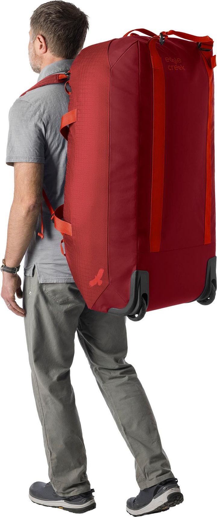 Eagle Creek No Matter What Rolling Duffel 120L Cranberry Red Eagle Creek