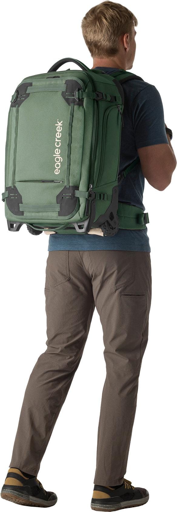 Eagle Creek Gear Warrior XE 2-Wheel Convertible Carry-On Jungle Green Eagle Creek