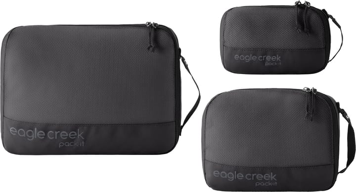 Eagle Creek Pack-It Reveal Cube Set XS/S/M Black Eagle Creek