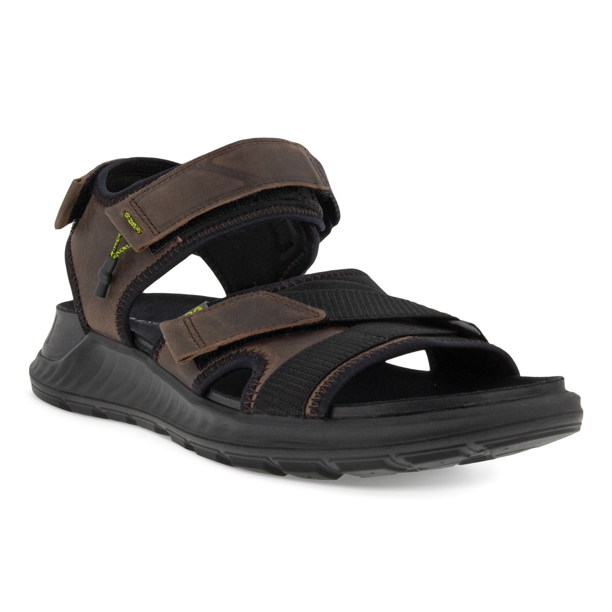 Sandals | Men's Exowrap 3S Velcro Coffee/Black | ECCO