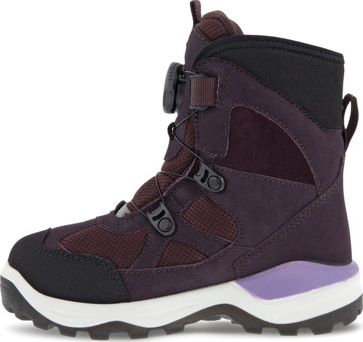 Kids' Ecco Snow Mountain Boot Gore Tex Black/Fig/Fig Ecco