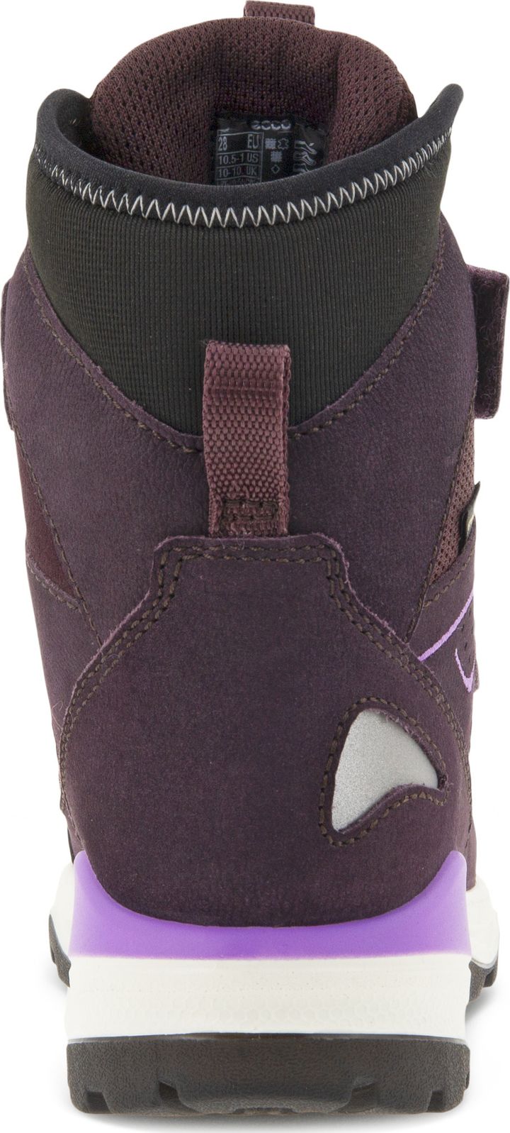 Kids' Ecco Snow Mountain Mid Cut Boo Gore-Tex Black/Fig/Fig Ecco