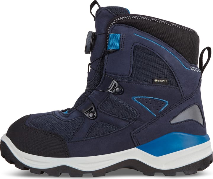 Kids' Ecco Snow Mountain Boot Gore Tex Black/Night Sky Ecco