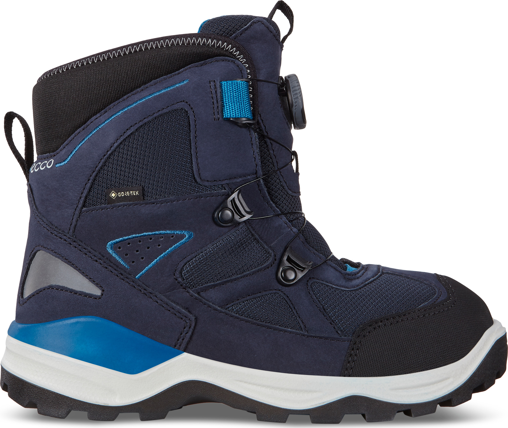 Kids’ Ecco Snow Mountain Boot Gore Tex Black/Night Sky