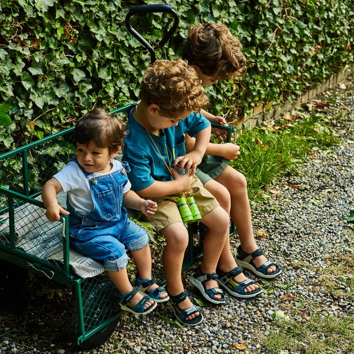 Ecco Kids' Ecco X-trinsic Flat Sandal Multicolor Fir Green Ecco