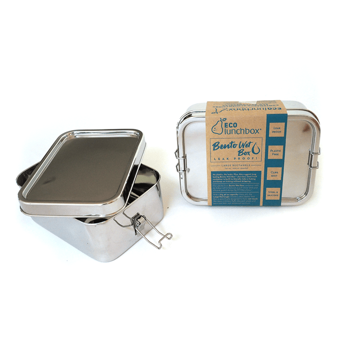 ECOlunchbox Bento Wet Box Rectangle Stainless Steel ECOlunchbox