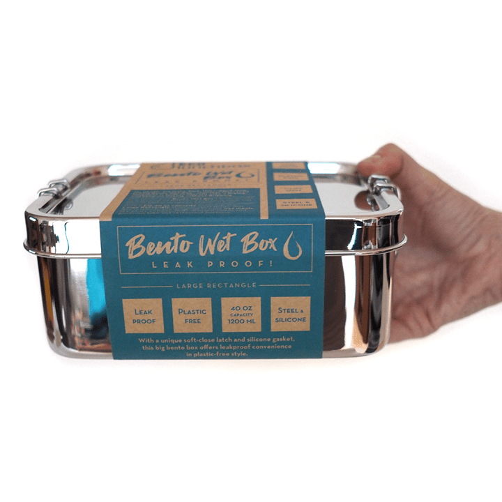 ECOlunchbox Bento Wet Box Rectangle Stainless Steel ECOlunchbox