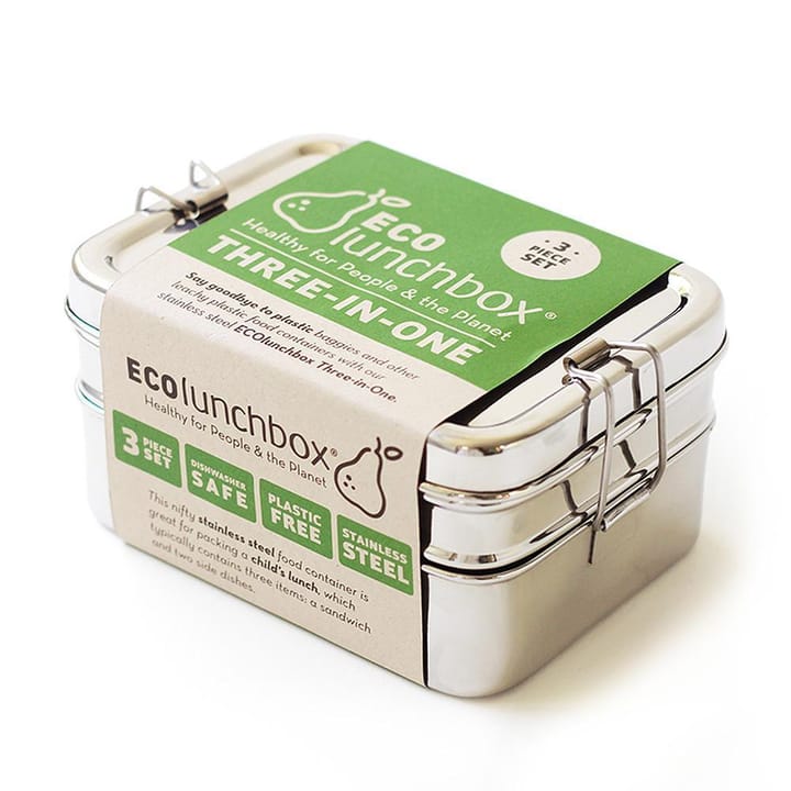 ECOlunchbox Three-in-one Steel ECOlunchbox