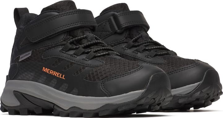 Merrell Kids' Moab Speed Mid 2 A/C Waterproof Black Merrell