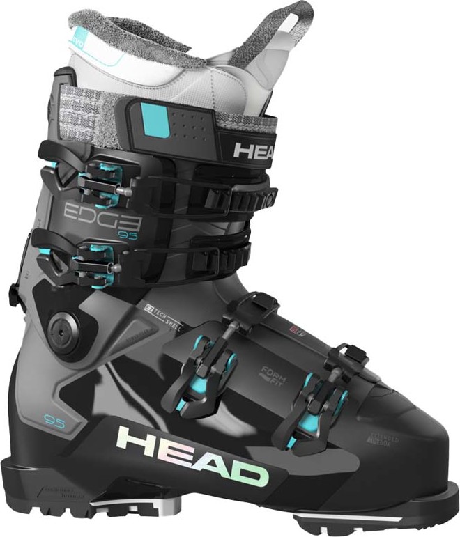 Head Women's Edge 95 HV GW Black/turquoise Laskettelumonot 26.5