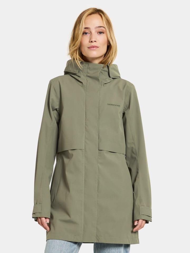 Didriksons Women's Edith Parka 6 Dusty Olive Didriksons