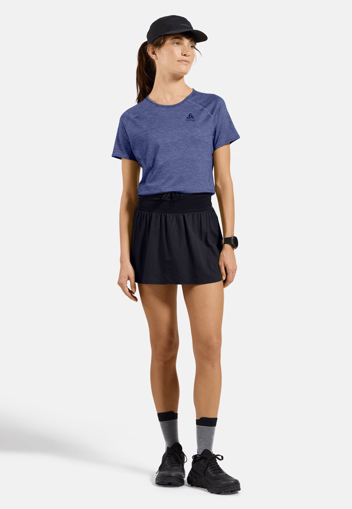 Odlo Women's T-Shirt Crew Neck S/S X-Alp Pw 115 Dazzling Blue Melange Odlo