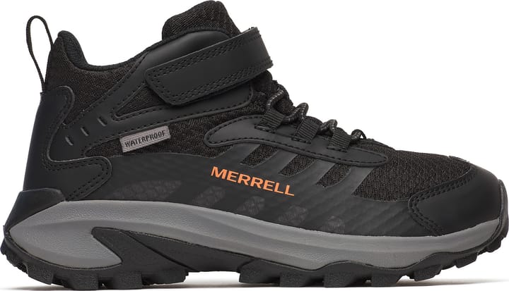 Merrell Kids' Moab Speed Mid 2 A/C Waterproof Black Merrell