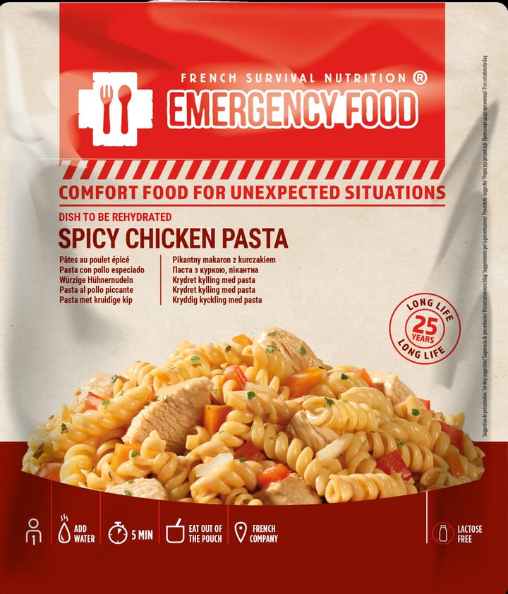 Emergency Food Spicy Chicken Pasta 1-port Onecolour Emergency Food