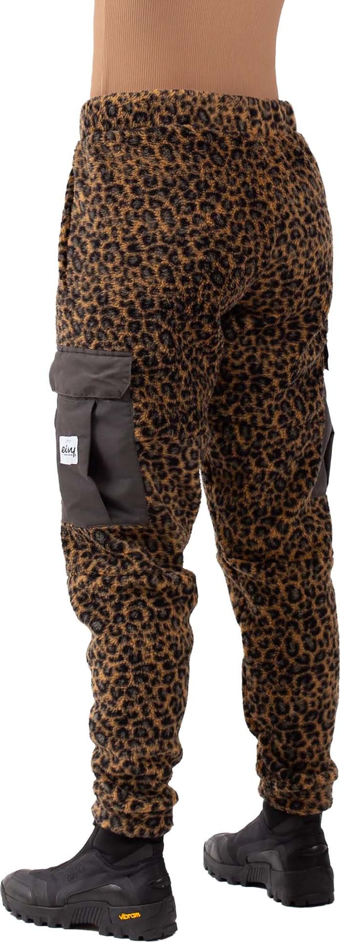 Eivy Women's Cargo Sherpa Pants Leopard Eivy