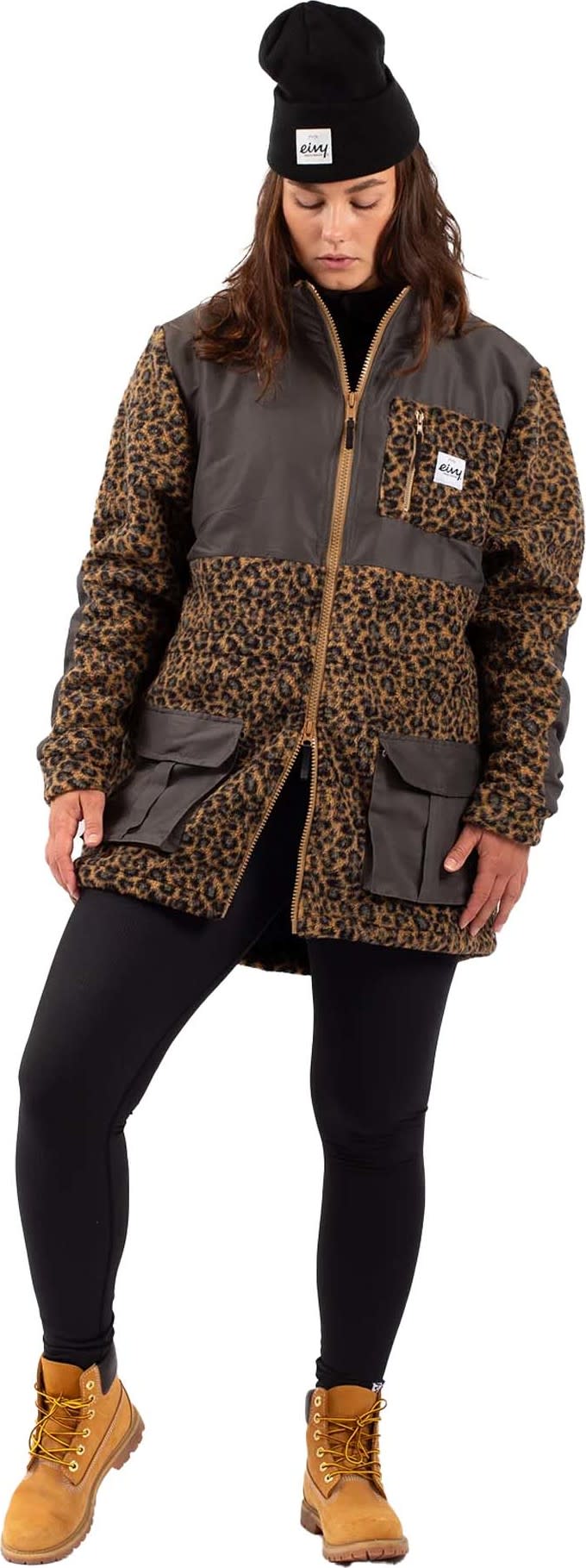 Eivy Women's Field Sherpa Jacket Leopard Eivy