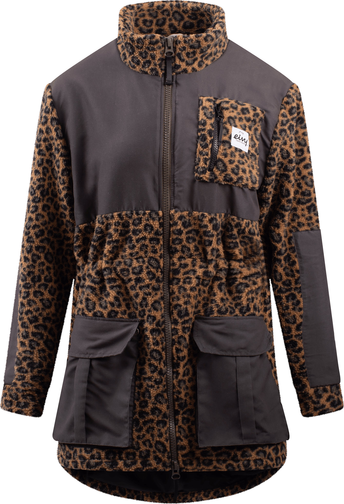 Eivy Women's Field Sherpa Jacket Leopard