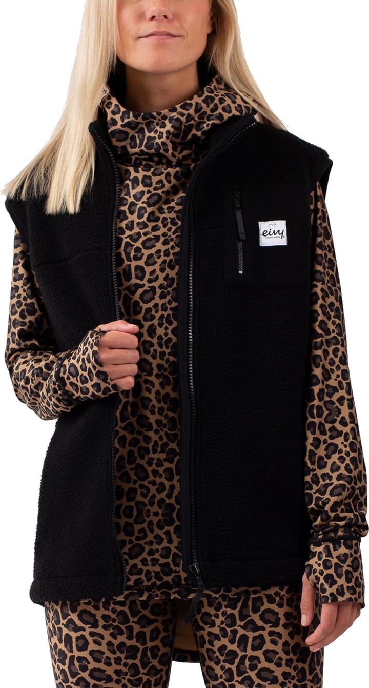 Eivy Women's Lumberjackie Sherpa Vest Black Eivy