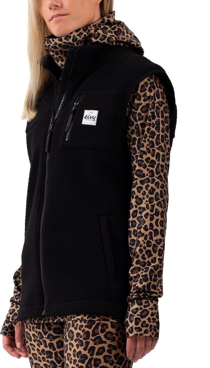 Eivy Women's Lumberjackie Sherpa Vest Black Eivy