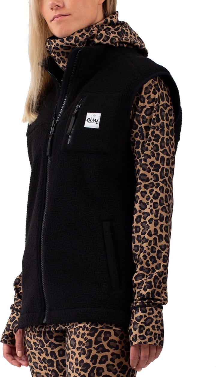 Eivy Women's Lumberjackie Sherpa Vest Black Eivy